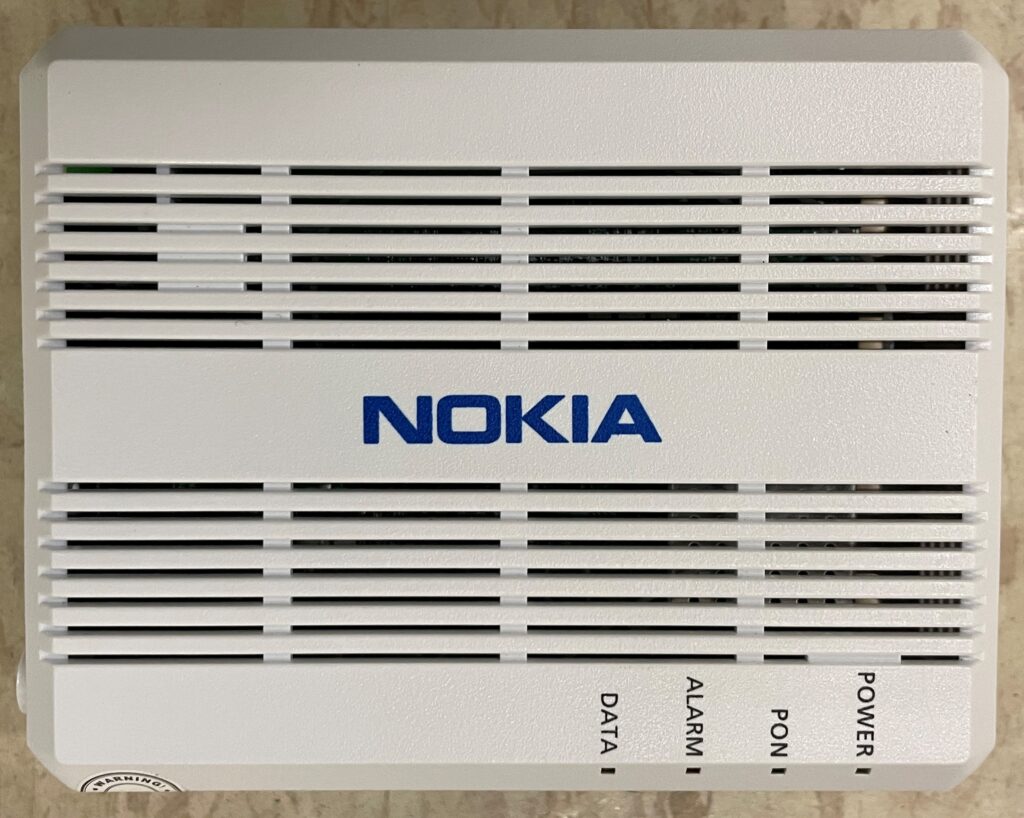 Alcatel Lucent Model G-010-A Optical Network Terminal