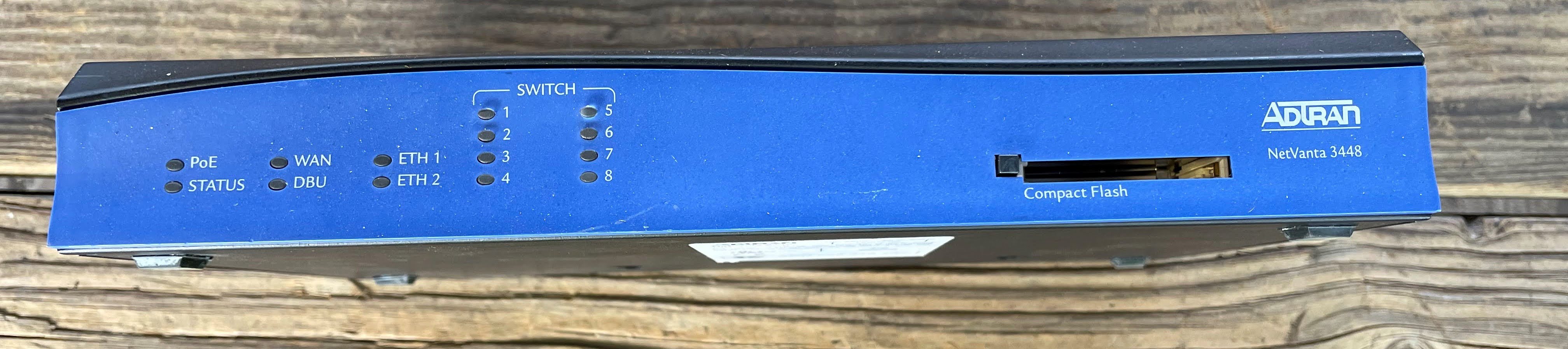Adtran NetVanta 3448 front status lights