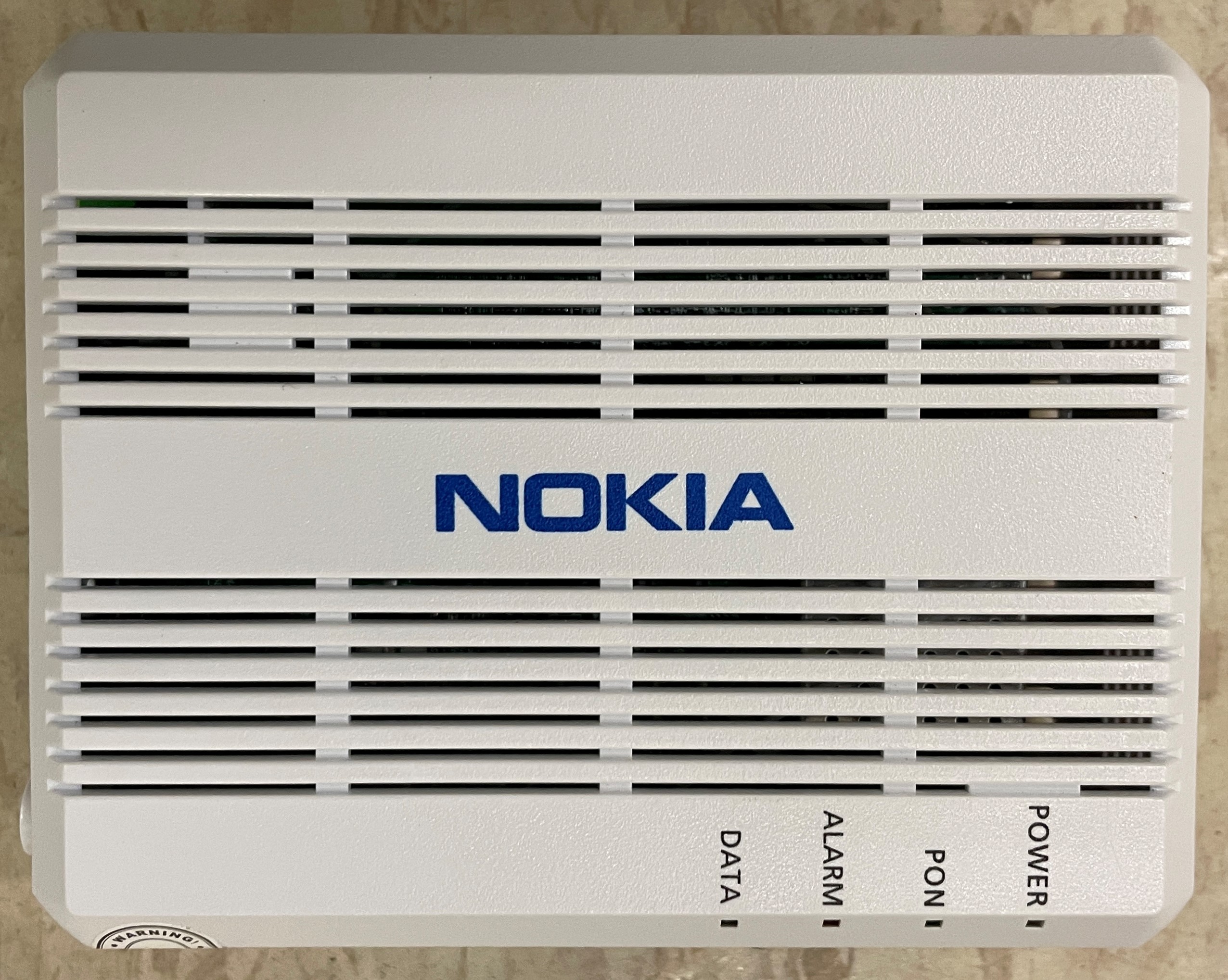 Alcatel-Lucent G-010-A ONT top view