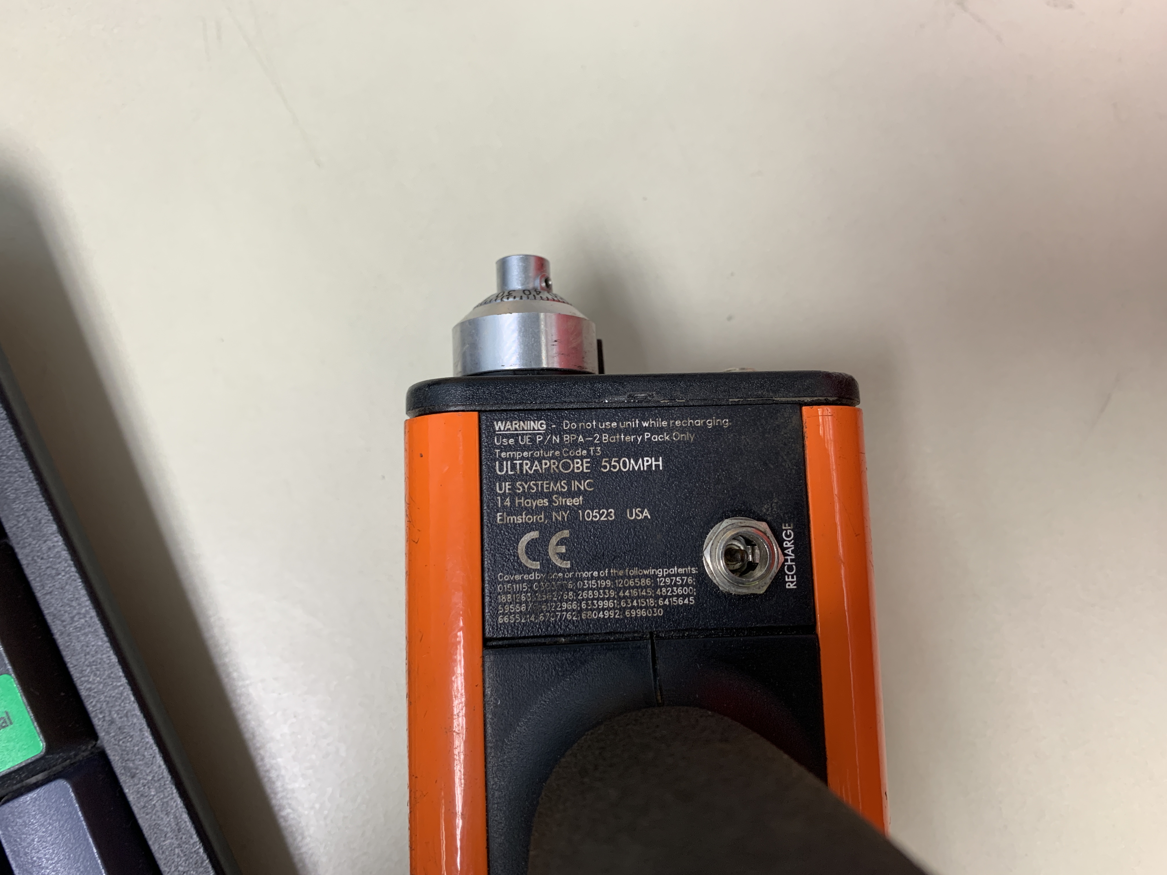 UE Systems Ultraprobe 550 port view