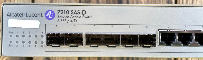 Alcatel-Lucent Model 7210 SAS-D Service Access Switch