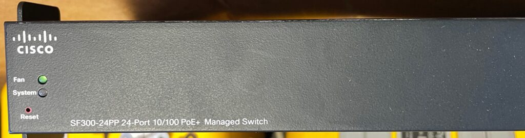 Cisco Switch Model: SF300-24PP